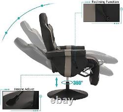 Massage Gaming Chair Reclining Video Game Chair