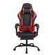 Massage Gaming Chair Swivel Office Ergonomic Computer Recliner Racing Chair Red