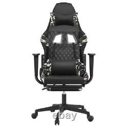 Massage Gaming Chair with Footrest Faux Leather Armchair Multi Colors vidaXL