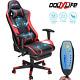 Massage Gaming Chair with Footrest, Home Office