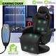 Massage Gaming Racing Chair Reclinable Computer Swivel Seat withBluetooth Speakers