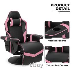 Massage Racing Chair BLUETOOTH SPEAKER Ergonomic Recliner Computer Gaming Seat