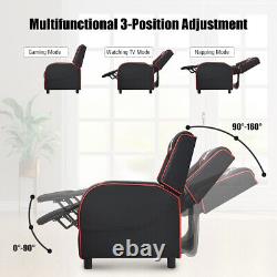 Massage Racing Gaming Single Recliner Chair