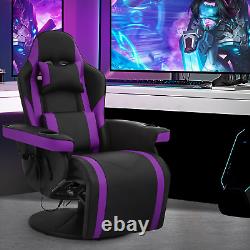 Massage Reclinable Gaming Chair Electric Home Computer Seat withBluetooth Speaker