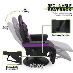 Massage Reclinable Gaming Chair Electric Home Computer Seat withBluetooth Speaker