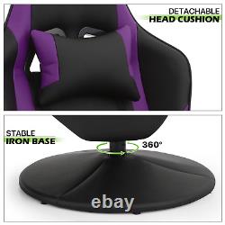 Massage Reclinable Gaming Chair Electric Home Computer Seat withBluetooth Speaker