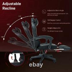 Office Chair ELECWISH Massage Gaming Chair Reclining Ergonomic Computer Gaming C