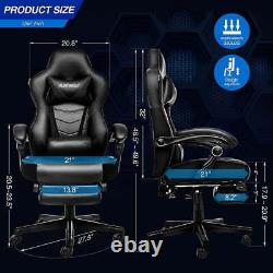 Office Chair ELECWISH Massage Gaming Chair Reclining Ergonomic Computer Gaming C