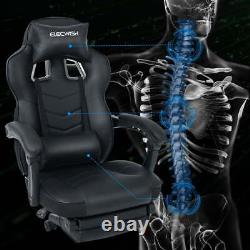 Office Chair ELECWISH Massage Gaming Chair Reclining Ergonomic Computer Gaming C