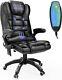 Office Chair Massage with Heated, Faux Leather High Back Executive Gaming Chair