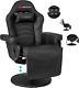 POWERSTONE Gaming Recliner, Adjustable Massage Gaming Chair with Cup Holder Foot