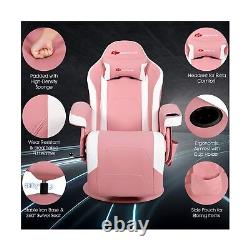 POWERSTONE Gaming Recliner Massage Gaming Chair with Cup Holder Ergonomic PU