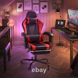 PU Leather Gaming Chair Massage Ergonomic Gamer Computer Chair Home Office