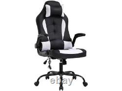 ProHT 95001 Ergonomic Massage Gaming Chair with Adjustable Headrest Pillow, Padd