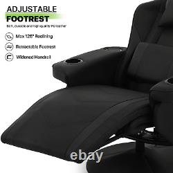 Reclinable Gaming Racing Massage Chair Computer Swivel Seat withBluetooth Speakers