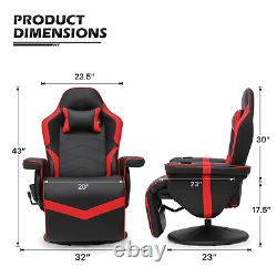 RecliningBLUETOOTH SPEAKERMassage Gaming Chair Ergonomic Office Computer Seat