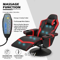 RecliningBLUETOOTH SPEAKERMassage Gaming Chair Ergonomic Office Computer Seat