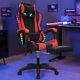 Video Game Chair with Lumbar Support, Ergonomic Massage Computer Gaming Chair