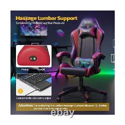 YOLEO Gaming Chair, Ergonomic Computer Chair with Massage Lumbar Support, Hig