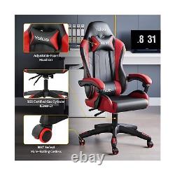 YOLEO Gaming Chair, Ergonomic Computer Chair with Massage Lumbar Support, Hig